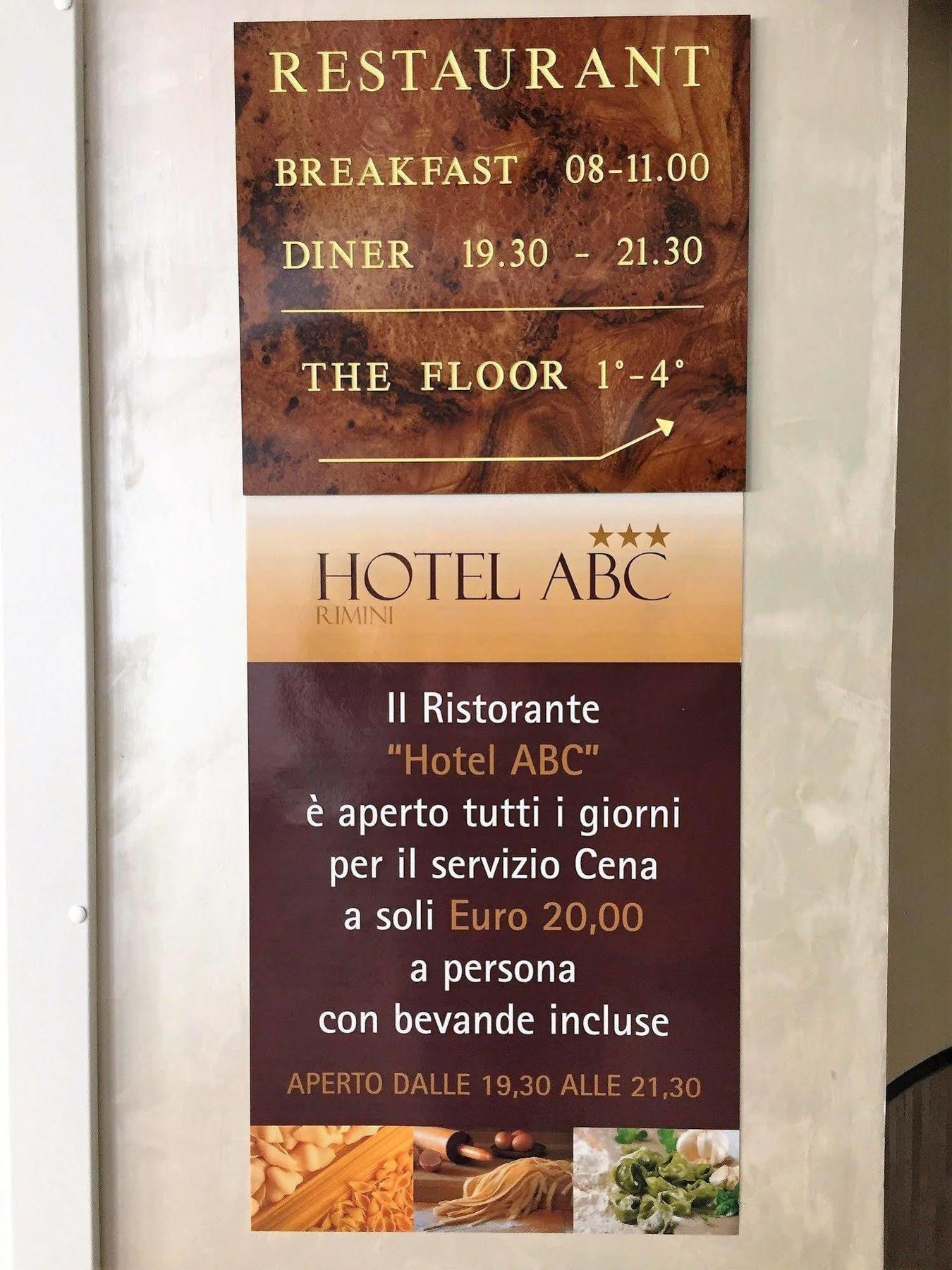 Abc Hotel Rimini Exterior foto